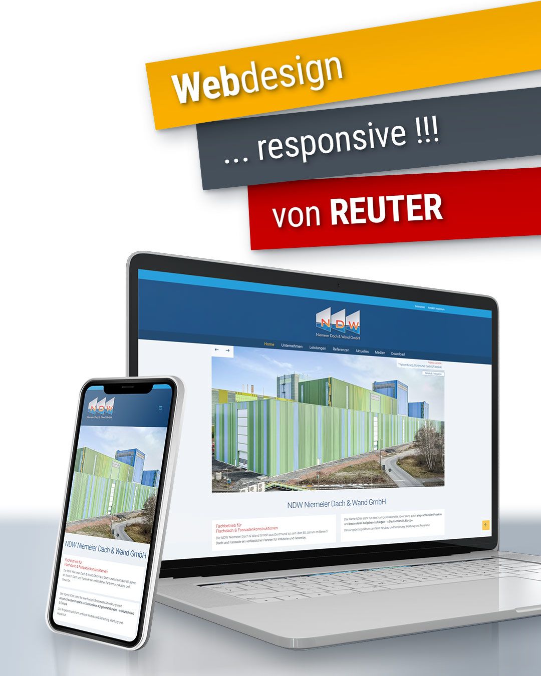 Foto: Webdesign 02: Responsive Webdesign von REUTER - Werbung, die wirkt.