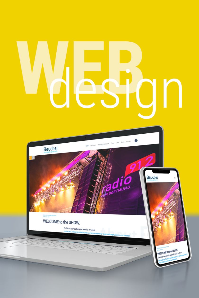 Foto & Link zu Webdesign