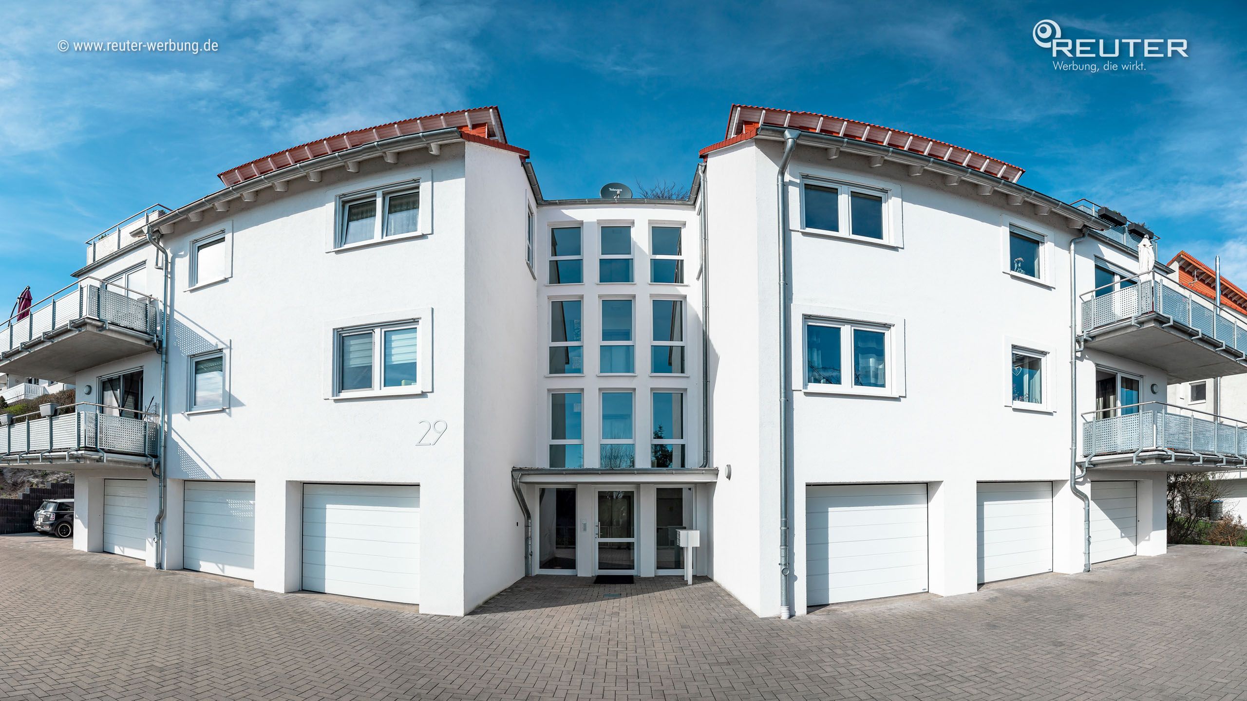 Foto: Architekturfotos (außen) von REUTER - Beispiel, Kunde: Planen + Bauen SPENGLER - Shooting vor Ort beim Kunden