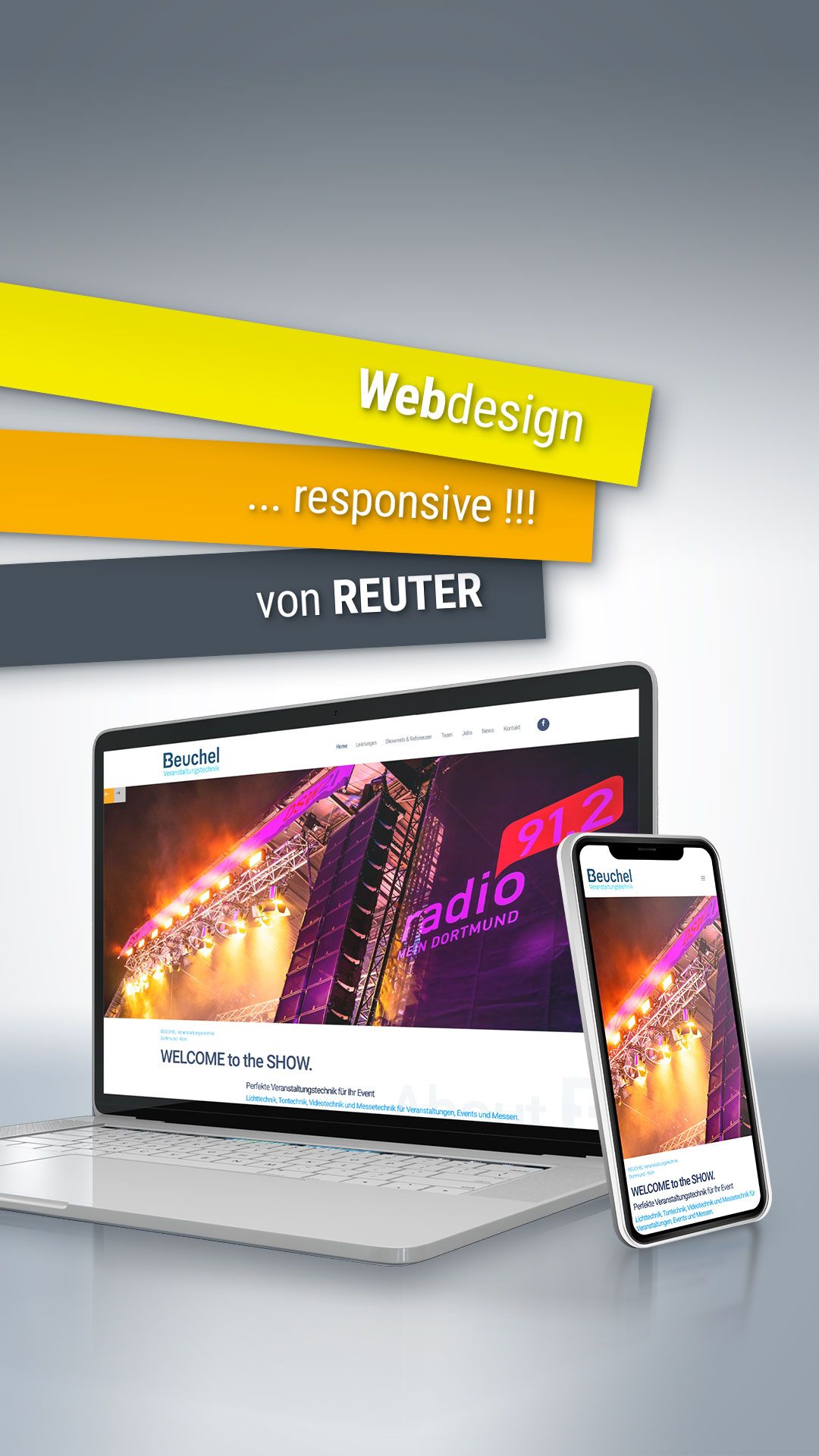 Foto: Webdesign - natürlich responsive! Von REUTER - Werbung, die wirkt. Dortmund