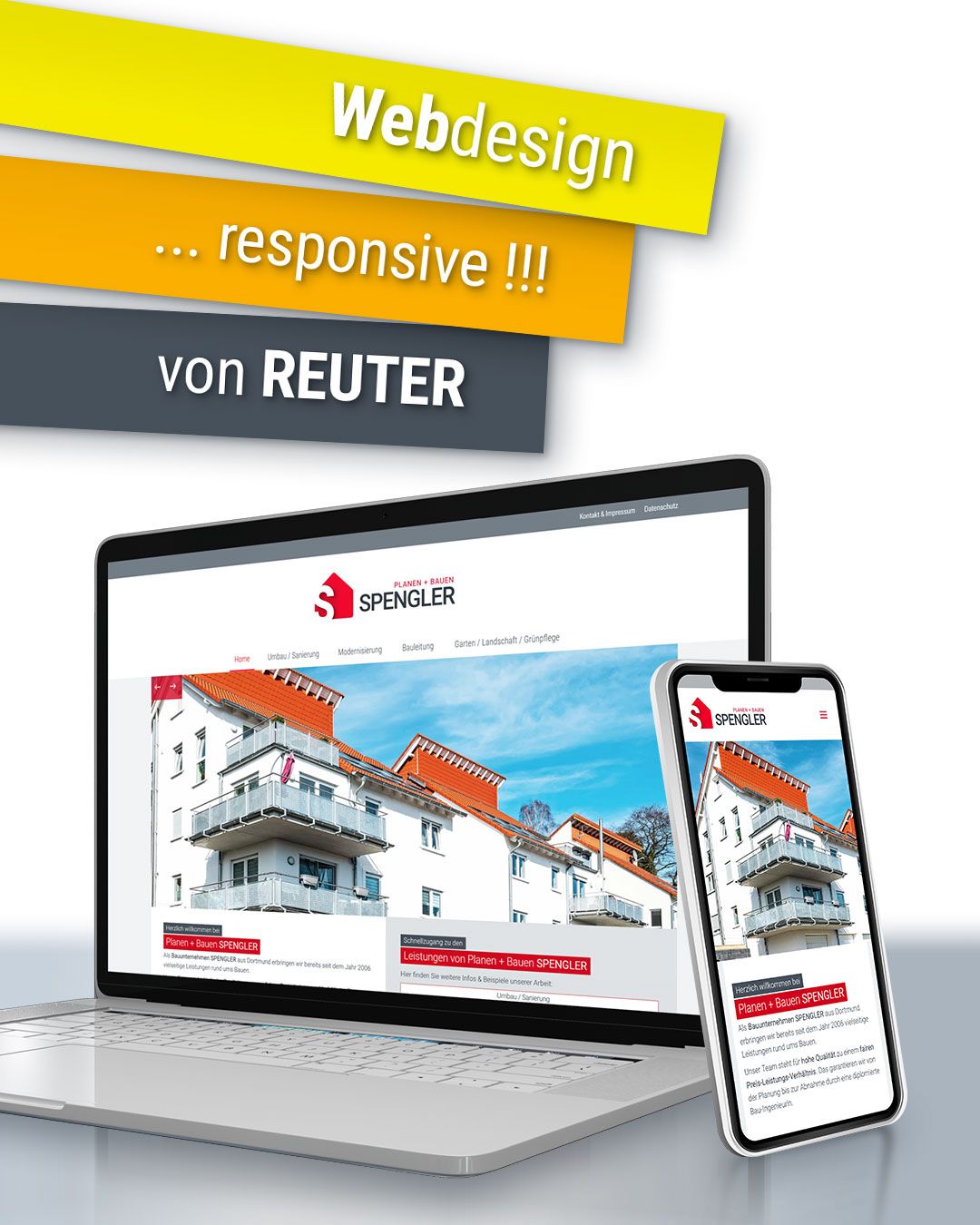 Foto: Webdesign 05: Responsive Webdesign von REUTER - Werbung, die wirkt.