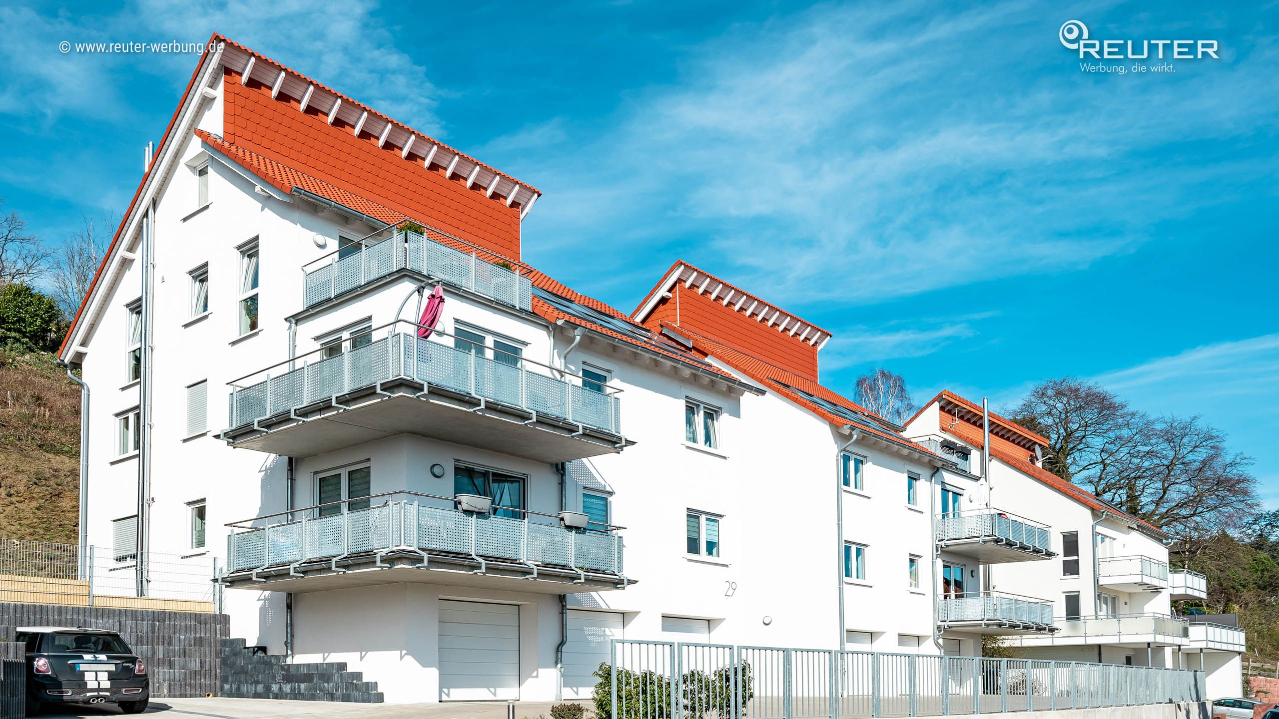 Foto: Architekturfotos (außen) von REUTER - Beispiel, Kunde: Planen + Bauen SPENGLER - Shooting vor Ort beim Kunden