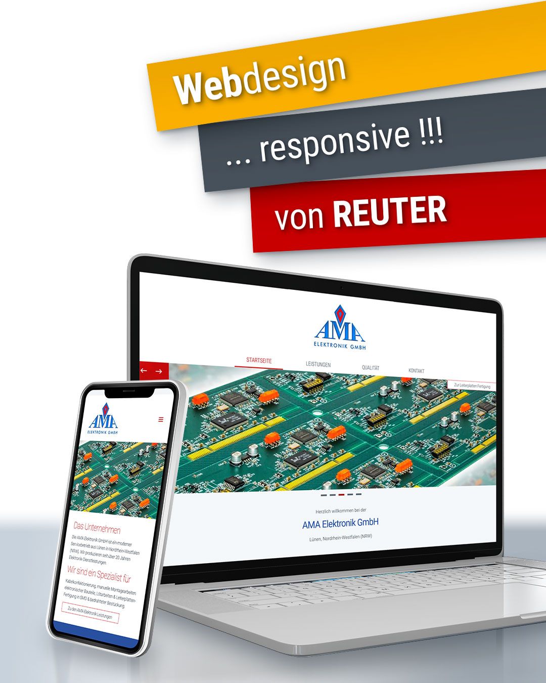 Foto: Webdesign 06: Responsive Webdesign von REUTER - Werbung, die wirkt.